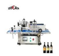 Glass Round Bottle Labeling Machine Plastic Semi-Automati Label Printing  Machine label Maker Ampoule Vial Labeling Machine