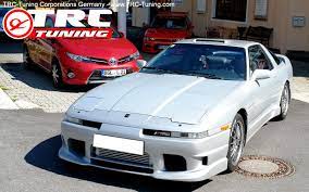 Marcus drives a 876 whp mk3 toyota supra with a 2jz swap under the hood. Trc Tuning Corporations Germany E K Toyota Lexus Mazda Tesla Tuning Developments Trc Performance Frontschurze Frontstossstange Frontspoiler Toyota Supra Mkiii