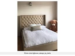 Nous avons conçu des têtes de lit avec ou sans boutons dans différentes textures et couleurs afin que vous puissiez choisir celle qui vous tête de lit en bois, pin de galice, finition en blanc décapé. Lit Massimo Tete De Lit Capitonnee 160x200cm Tissu Beige
