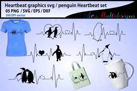 Download 1 Penguin Heartbeat Graphics Designs Graphics Yellowimages Mockups