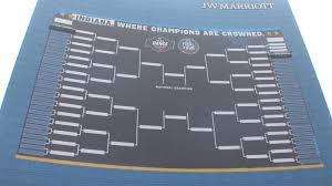 Fill tournament brackets in the capital one march madness bracket challenge, watch video on demand and find exclusive march madness content you won't see anywhere else. March Madness 2021 Indianapolis Ncaa Bracket Is World S Largest On Side Of Jw Marriott Abc7 Chicago