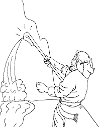 Free printable coloring pages for kindergarten catechism. Coloring Pages For Children Manna Quail And Water Coloring Home