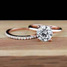 This Mixed Match Bridal Set Is Stunning Traditional Engagement Ring And Universal W Traditional Engagement Rings Wedding Rings Solitaire Diamond Wedding Bands