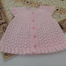 Pembe Kiz Cocuk Orgu Yelek Modeli Baby Knitting Patterns Bebek Yelek Bebek Elbise Modelleri