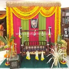 Decorbykrishna Is Taking Orders For Eco Friendly Home Based Events Decor Like Pellikooturu Meh Naming Ceremony Decoration Cradle Ceremony Eco Friendly Decor
