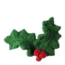 oddknit free knitting patterns holly leaf