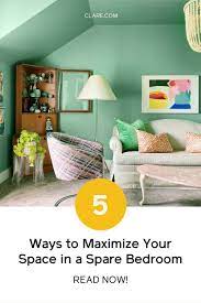 Make It Multifunctional 5 Ideas For A Guest Bedroom To Maximize Your Space In 2021 Guest Bedroom Guest Bedrooms Bedroom Paint Colors