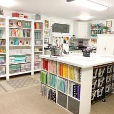 Fixer upper's joanna gaines installed a large vintage sideboard with extra storage in this dining room and filled it with craft supplies. 47 Ikea Sewing Room Ideas Sewing Room Sewing Rooms Craft Room Office