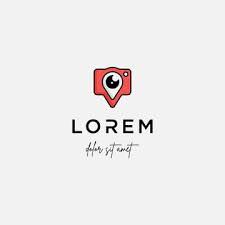 موقع كاميرا شعار قالب تصميم رمز ناقلات Symbol Design Logo Templates Design