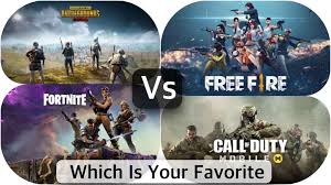 Free fire and call of duty mobile are two of the hottest battle royale games in the world now with great numbers of players. Vote Which Is Your Favorite Battle Royale Mobile Game Fortnite Pubg Mobile Call Of Duty And Free Fire Ui Update
