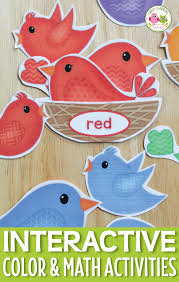 Bird Themed Activities For Preschoolers Kids Can Work On Color Sorting Counting Size Sorting And Many Other Math And Pre Math Activities Wit Preschool Activities Preschool Colors Color Activities