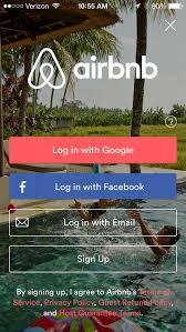 Airbnb Log In Splash Page Airbnb Splash Screen Stock Photo Sites