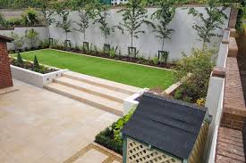Clean Crisp Amp Contemporary Garden Design In Cabinteely Location Lambourne Wood Cabinteely Dublin Back Garden Design Garden Design Small Garden Design