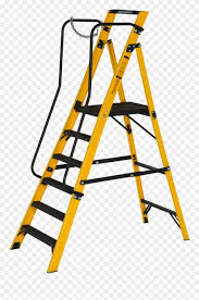 Oypla oyp3397 foldable 3 step ladder stepladder. Platform Step Ladders With Handrails Clipart 3645290 Pinclipart