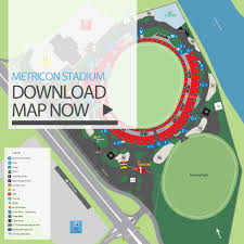 stadium precinct map metricon stadium