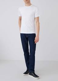 Men S Sea Island Cotton T Shirt In White Cotton Tshirt Men Shirts