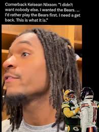 A staffer had to pick up Caleb Williams' mouthpiece after it fell fell out  in the end zone e I 5T ー