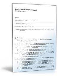 Maybe you would like to learn more about one of these? Anderungsvereinbarung Homeoffice De Vertrag Download