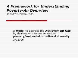 a framework for understanding poverty an overview by ruby k