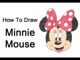 Basic drawing retro painting easy drawings sketches easy drawings minnie mouse drawing how to make drawing village drawing kids drawing projects. How To Draw Minnie Mouse Youtube