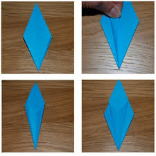 Lipat lagi menjadi dua dan pindahkan ujung bawah ke ujung atas. Cara Membuat Bunga Dari Kertas Origami Sekali