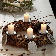 Free shipping on all advent candles and wreaths. An Advent Wreath With Tassels And Metal Tags With Numbers Diy Guide