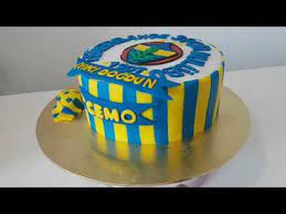 Fenerbahce kuchen topper, cupcake picks. Fenerbahce Pastasi Torte Geburtstag Kuchen Schoko Torte Schokokuchen Youtube