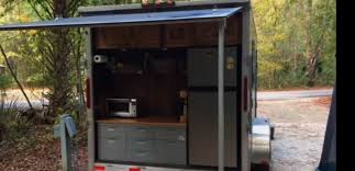 It is exactly what you need if you are looking for a magnetic door that lets you enjoy a cool breeze and keep insects out without many. 50 Diy Cargo Trailer Conversions Inspiring Ideas Plans For Campers 6x12 7x12 7x14 And More