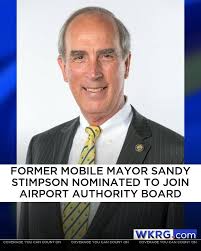 Former Mobile Mayor Sandy Stimpson has been nominated to join the board at  the Mobile Airport Authority.  https://www.wkrg.com/mobile-county/former-mobile-mayor-sandy-stimpson-nominated-to-join-airport-authority-board/?utm_medium=social&utm_source  ...