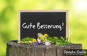 Gute Besserung Auf Tafel Geschrieben Spruche Wunsche