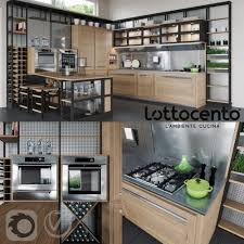 Lottocento Kitchen 3d Model For Download Cgsouq Com Kitchen 3d Model Kitchen Models Kitchen Styling