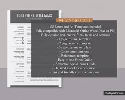 Novoresume's cv builder helps you build a 1 page cv for free (with a premium version if you're looking for the extra push). Editable Resume Template For Word 1 3 Page Resume Job Resume Template Simple Cv Template Cover Letter Modern And Creative Resume Professional Resume Teacher Resume Instant Download Josephine Resume Thedigitalcv Com
