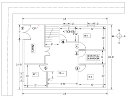 Plan 1 floor of the house with all the required dimensions in autocad. Design Simple House Floor Plan Autocad Download Autocad