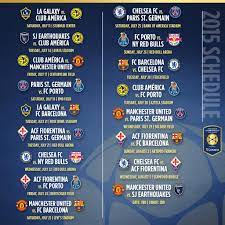 Consulta los partidos de hoy y dónde ver el fútbol por la tele. Se Anuncia El Calendario Completo Del Torneo International Champions Cup Norteamerica Notas De Prensa