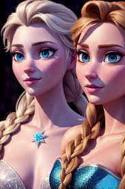 Dopamine Girl - Elsa and Anna from Frozen,nude,8k, realisti, highly  detailed, detailed skin, detailed background detailed face, 74xvQlXWben