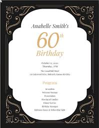 Simple 60th Birthday Party Ideas For Mom 60th Birthday Program Template 60th Birthday Ideas For Mom Birthday Template 60th Birthday