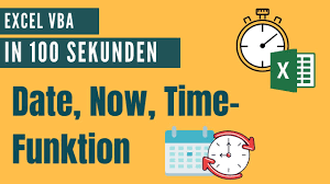 Wie kann ich in vba (excel) ein tabellenblatt hinzufügen und beim hinzufügen bereits einen namen vergeben. Aktuelles Datum Uhrzeit Eintragen Mit Der Date Now Time Funktion Excel Vba In 100 Sekunden Youtube