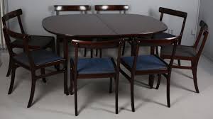 What dining table size do you need? Ole Wanscher Dining Table And Chairs 11 Ole Wanscher P Jeppesens Mobelfabrik Denmark Furniture Dining Room Furniture Auctionet