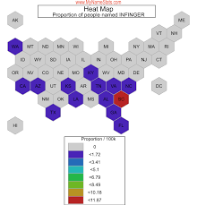 INFINGER Last Name Statistics by MyNameStats.com