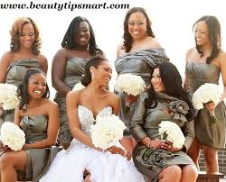 What To Wear To An African American Wedding Reception African American Weddings Metallic Bridesmaid Dresses Bridesmaid