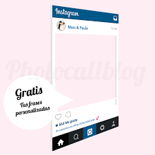 Tienda online para comprar marco para photocall. Photocall Marco Instagram Personalizado