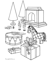 With these exciting free train coloring pages printable, you will open up new doors of exploration and imagination for. Christmas Toy Coloring Page 009