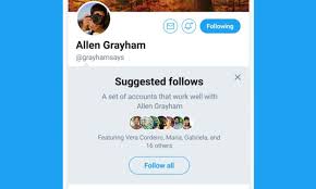 Maybe you would like to learn more about one of these? Twitter Is Testing New Suggested Follows Feature That Suggests Dozens Of Accounts To Add At Once Daily Mail Online