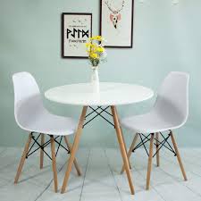 Freshen up your dining room with a bright inviting white dining set. Dining Table And 2 Chairs White Soild Wooden Round Table 80cm Dining Table Set Kitchen Dining Room Furniture Round Table 80cm 2 Chairs Buy Online In Botswana At Botswana Desertcart Com Productid 85791784