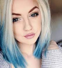 Mein Artbook Haarfarben Dip Dye Haare Blonde Spitzen