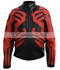 Star Wars Darth Maul Ray Park Cosplay Leather Jacket Costume Star Wars Jacket Jackets Leather Jacket