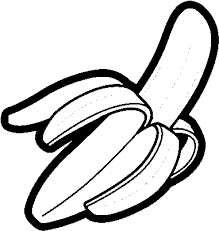 Dibujo Platano Para Colorear