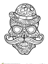 Voici 20 dessins de coloriage tête de mort mexicaine à imprimer gratuitement chez vous. Coloriage Tetes De Mort Du Mexique Sur Hugolescargot Com