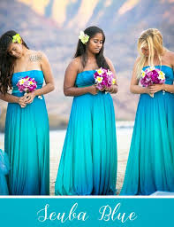 Scuba Blue Wedding Decor Beach Bridesmaid Dresses Beach Wedding Bridesmaid Dresses Ombre Bridesmaid Dresses