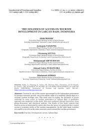 Indonesia merupakan negeri yang kaya. Pdf The Dinamics Of Access On Tourism Development In Labuan Bajo Indonesia